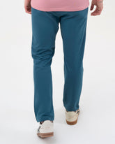 Men's Lightweight Terry Trackpants - Deep Teal